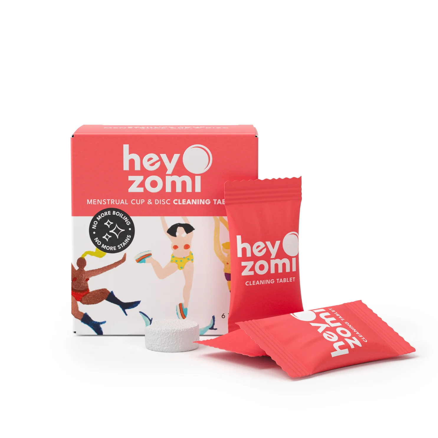 Hey Zomi Menstrual Cup & Disc Cleaning Tablets